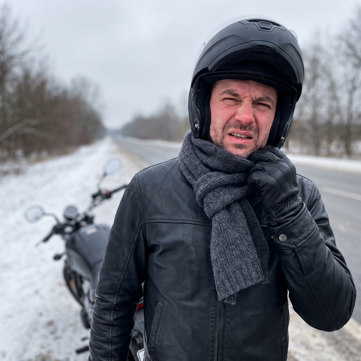 Cold wind making winter rides miserable
